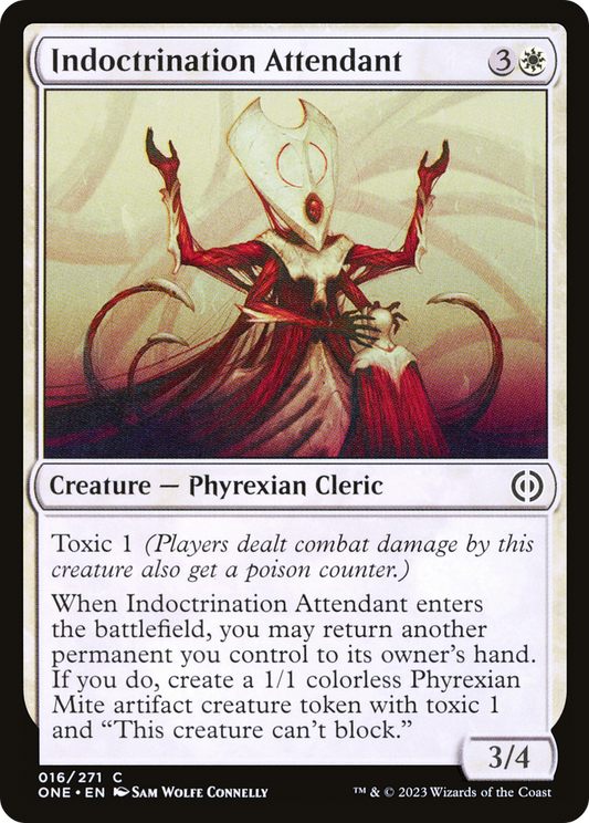 Indoctrination Attendant (ONE-016) - Phyrexia: All Will Be One Foil