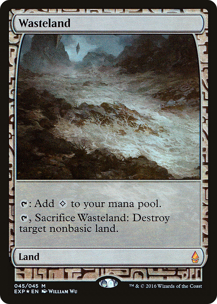 Wasteland (EXP-045) - Zendikar Expeditions Foil