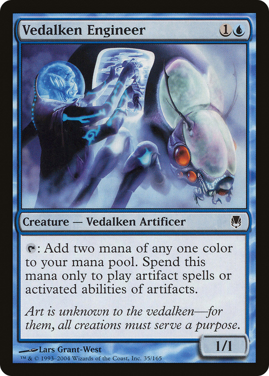 Vedalken Engineer (DST-035) - Darksteel Foil