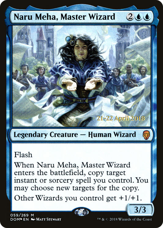 Naru Meha, Master Wizard (PDOM-59S) - Dominaria Promos Foil