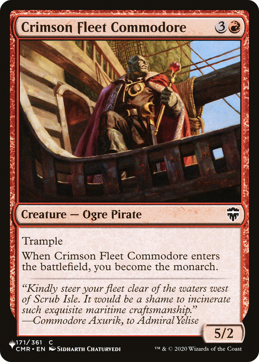 Crimson Fleet Commodore (PLST-CMR-171) - The List