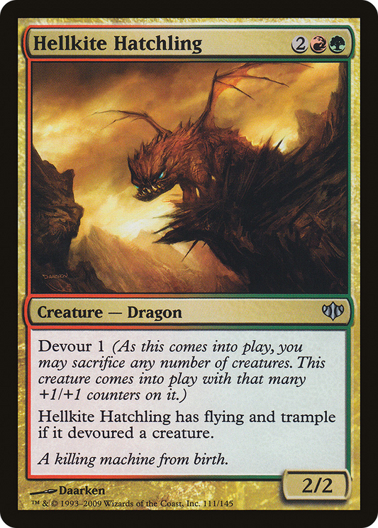 Hellkite Hatchling (CON-111) - Conflux Foil