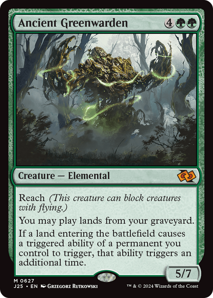 Ancient Greenwarden (J25-627) - Foundations Jumpstart Foil