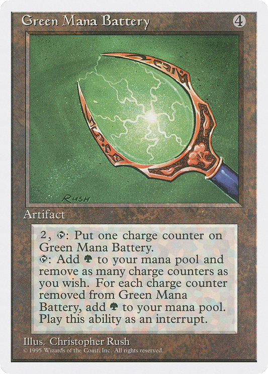 Green Mana Battery (4ED-323) - Fourth Edition