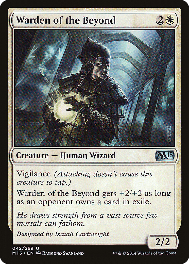 Warden of the Beyond (M15-042) - Magic 2015 Foil