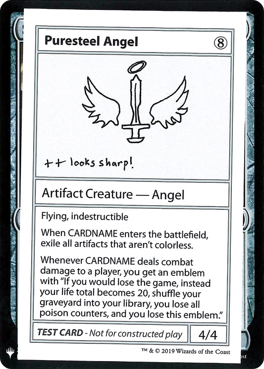 Puresteel Angel (CMB1-109) - Mystery Booster Playtest Cards 2019