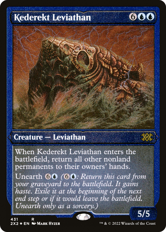 Kederekt Leviathan (2X2-431) - Double Masters 2022 Etched Foil