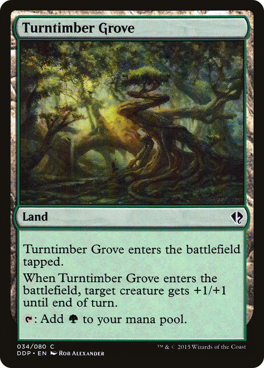 Turntimber Grove (DDP-034) - Duel Decks: Zendikar vs. Eldrazi