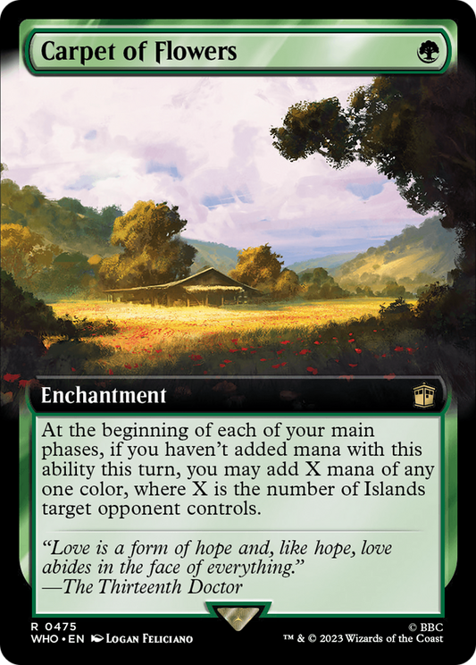 Carpet of Flowers (Extended Art) (WHO-475) - Doctor Who: (Extended Art) Foil