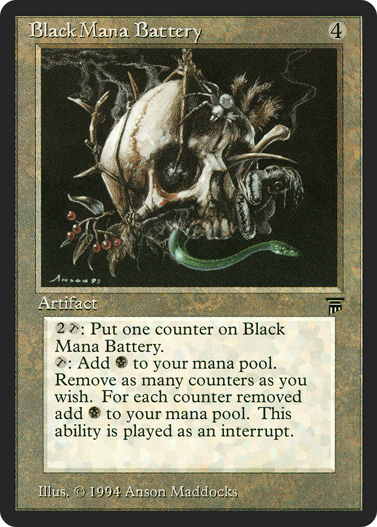 Black Mana Battery (LEG-274) - Legends