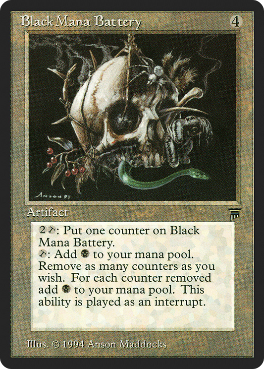 Black Mana Battery (LEG-274) - Legends