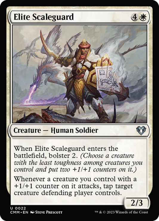 Elite Scaleguard (CMM-022) - Commander Masters Foil