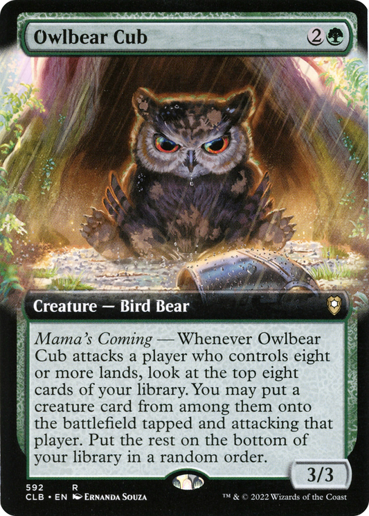 Owlbear Cub (CLB-592) - Commander Legends: Battle for Baldur's Gate: (Extended Art)