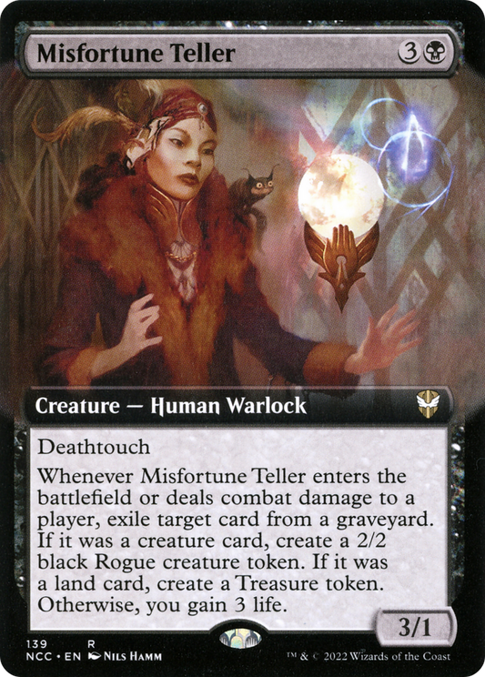 Misfortune Teller (NCC-139) - New Capenna Commander: (Extended Art)