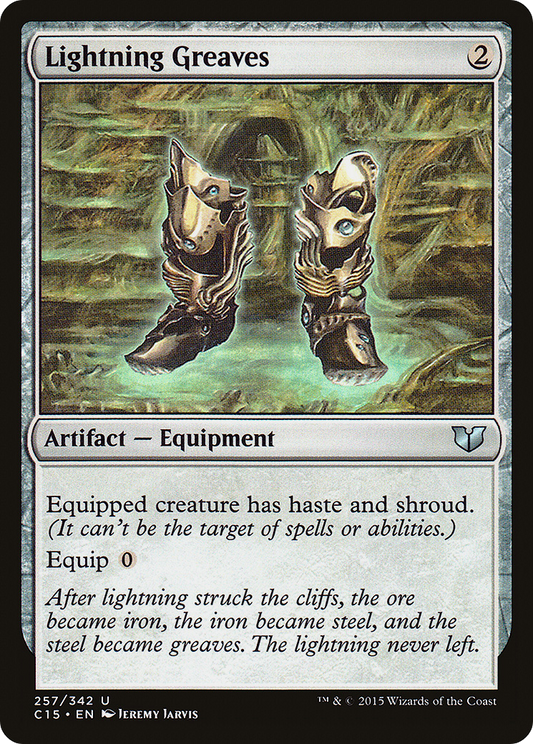 Lightning Greaves (C15-257) - Commander 2015