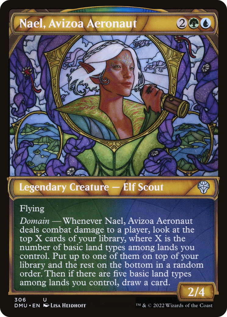 Nael, Avizoa Aeronaut (DMU-306) - Dominaria United: (Showcase) Foil