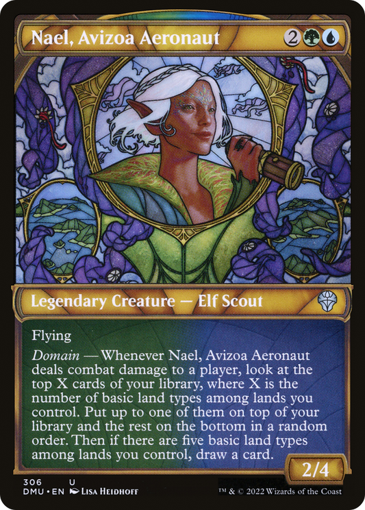 Nael, Avizoa Aeronaut (DMU-306) - Dominaria United: (Showcase) Foil