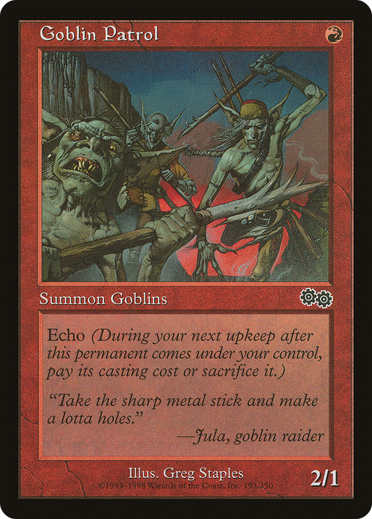 Goblin Patrol (USG-193) - Urza's Saga