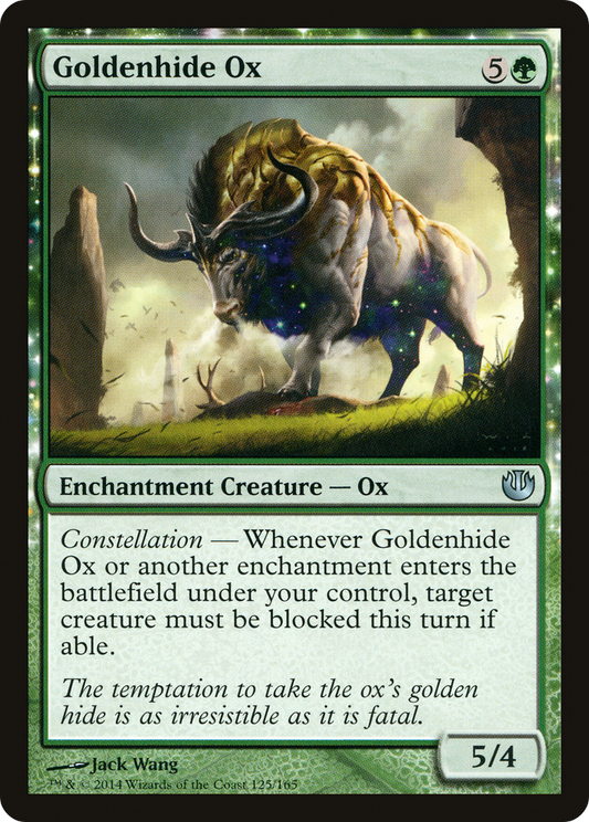 Goldenhide Ox (JOU-125) - Journey into Nyx: (nyxtouched) Foil