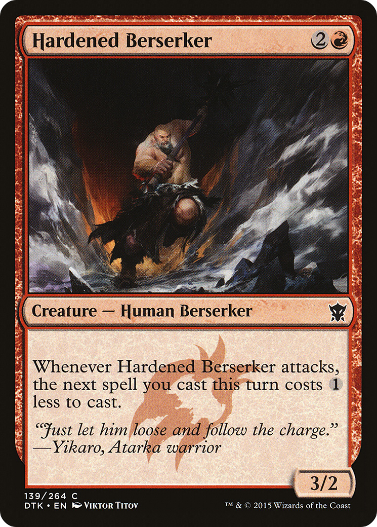 Hardened Berserker (DTK-139) - Dragons of Tarkir