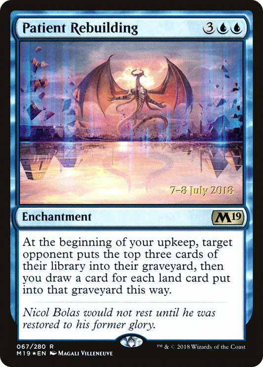 Patient Rebuilding (PRE-67S) - Core Set 2019 Promos Foil