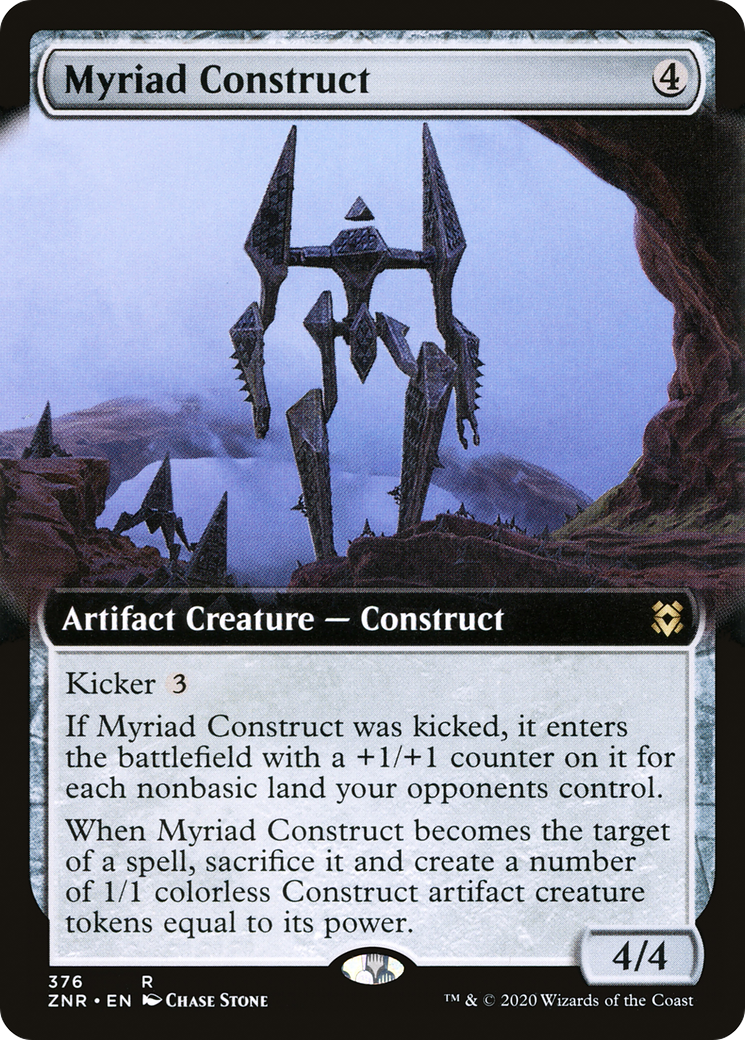 Myriad Construct  (ZNR-376) - Zendikar Rising: (Extended Art) Foil