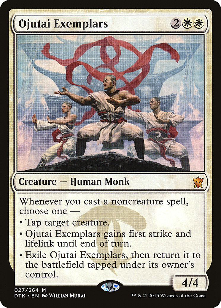 Ojutai Exemplars (DTK-027) - Dragons of Tarkir Foil