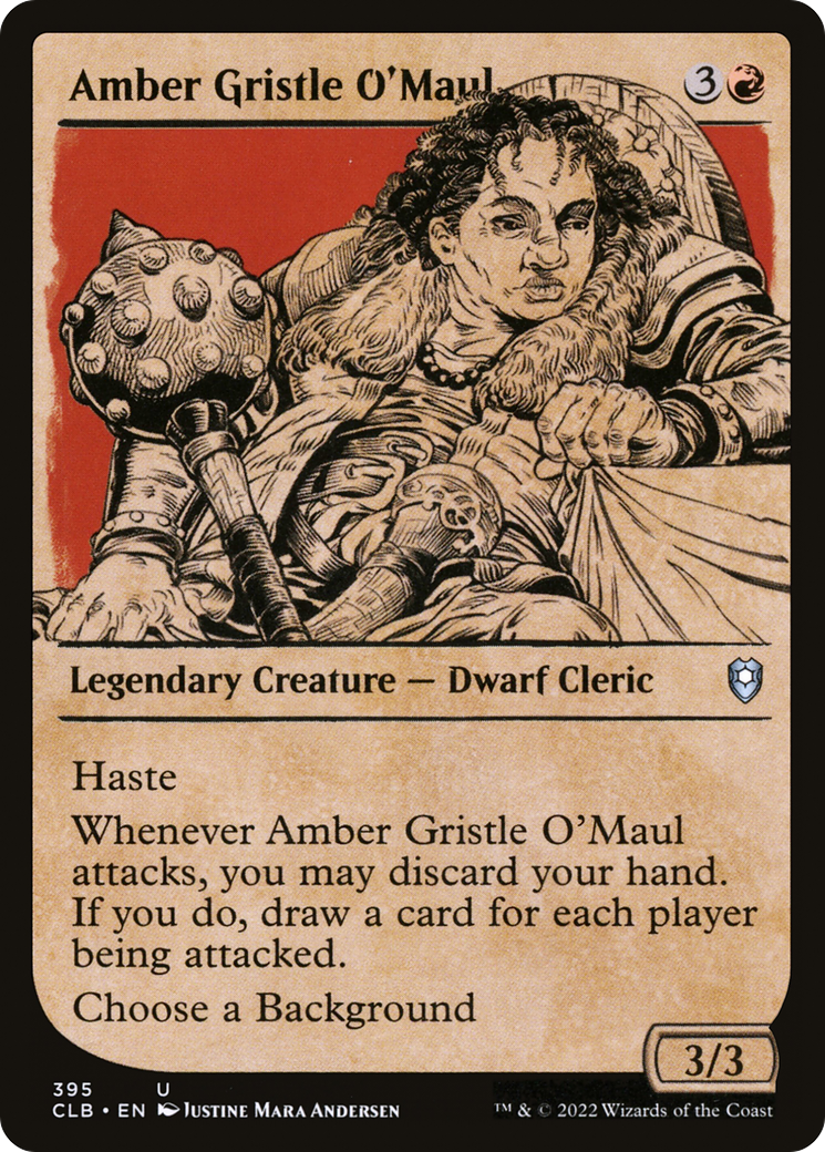 Amber Gristle O'Maul (CLB-395) - Commander Legends: Battle for Baldur's Gate: (Showcase)