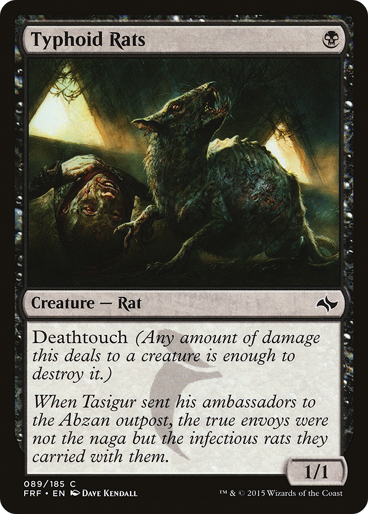 Typhoid Rats (FRF-089) - Fate Reforged Foil