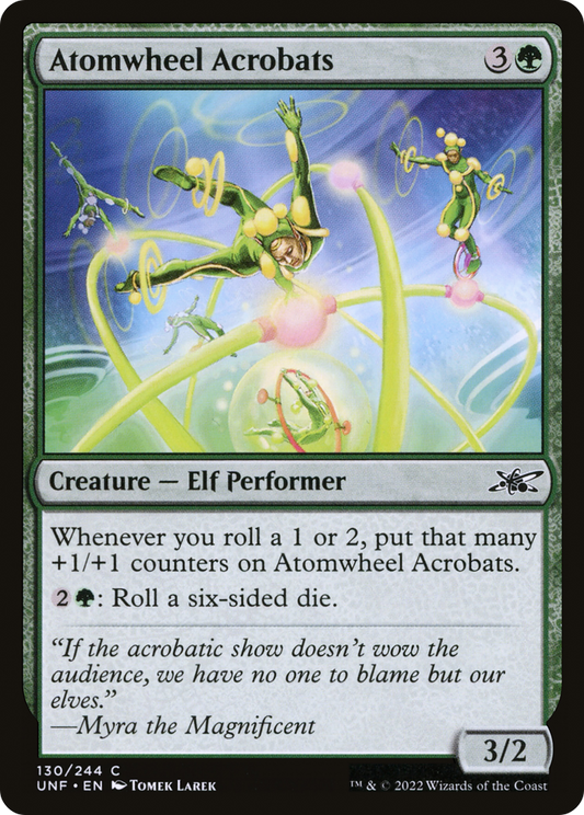 Atomwheel Acrobats (UNF-130) - Unfinity Foil