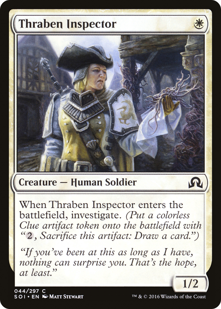 Thraben Inspector  (SOI-044) - Shadows over Innistrad