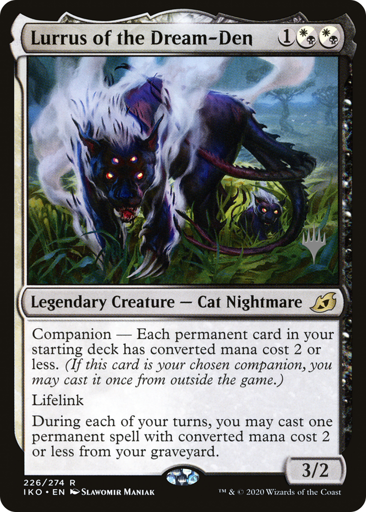 Lurrus of the Dream-Den (PPIKO-226) - Ikoria: Lair of Behemoths Promos: (companion) (Promo Pack)