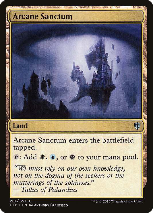 Arcane Sanctum (C16-281) - Commander 2016