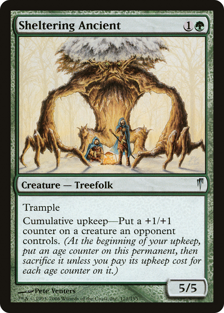 Sheltering Ancient (CSP-121) - Coldsnap Foil