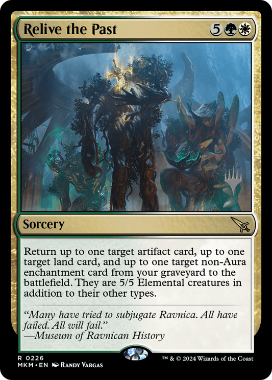Relive the Past (PPMKM-226) - Murders at Karlov Manor Promos Foil (Promo Pack)