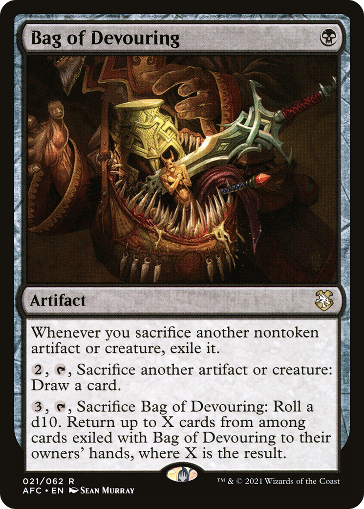 Bag of Devouring (AFC-021) - Forgotten Realms Commander