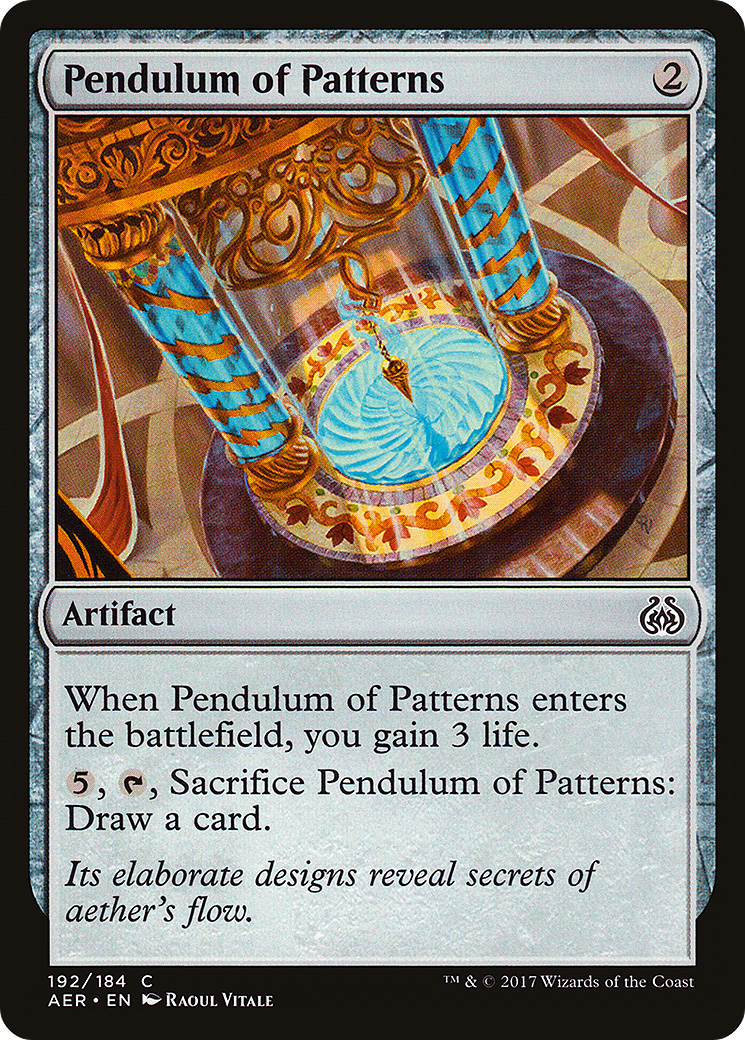 Pendulum of Patterns (AER-192) - Aether Revolt