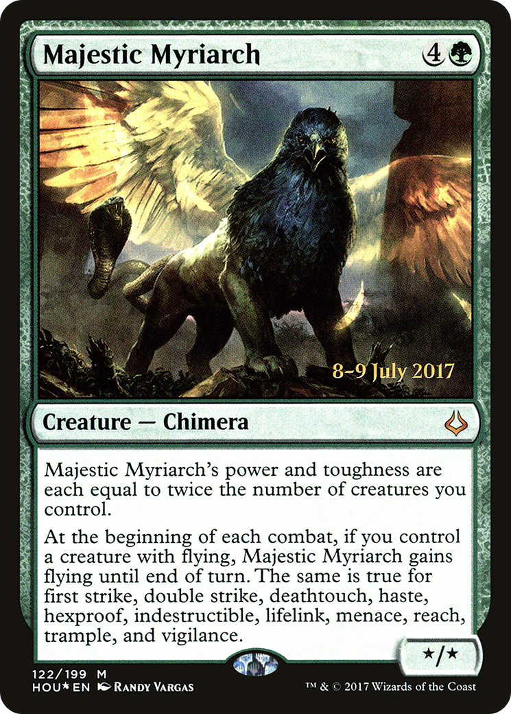 Majestic Myriarch (PRE-122S) - Hour of Devastation Promos (Prerelease) Foil