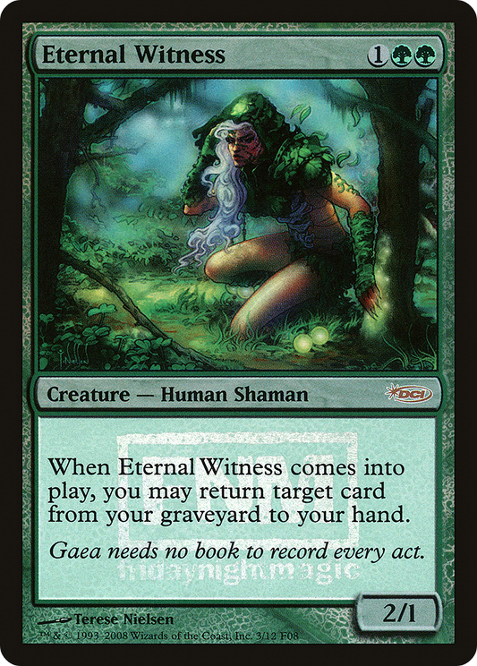 Eternal Witness (F08-003) - Friday Night Magic 2008 Foil