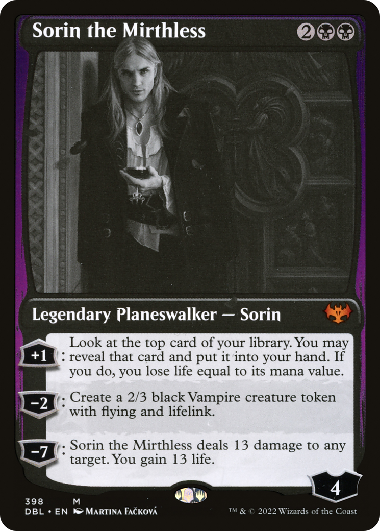 Sorin the Mirthless (DBL-398) - Innistrad: Double Feature