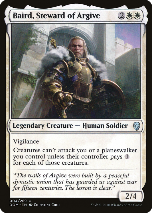 Baird, Steward of Argive (DOM-004) - Dominaria Foil