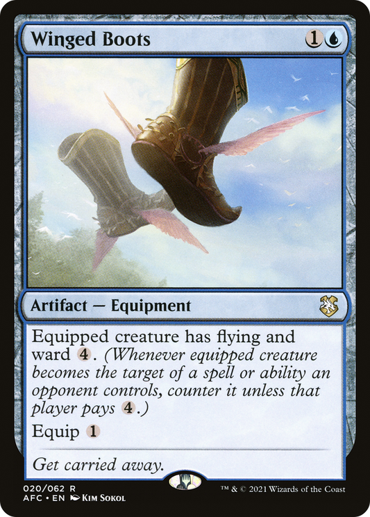 Winged Boots (AFC-020) - Forgotten Realms Commander