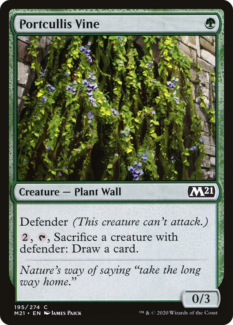 Portcullis Vine (M21-195) - Core Set 2021