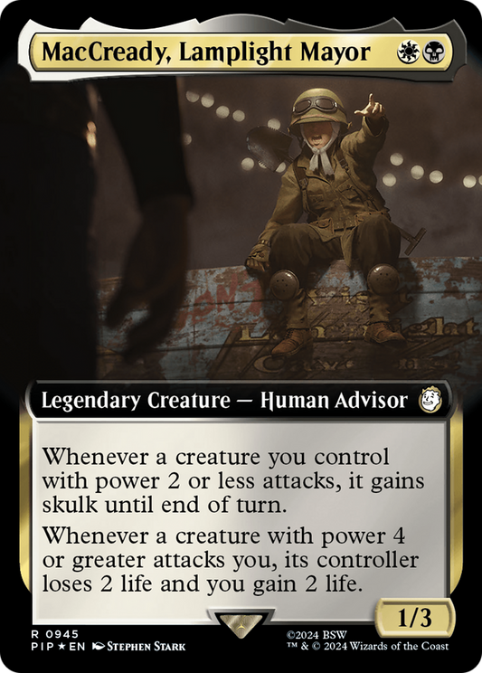 MacCready, Lamplight Mayor (PIP-945) - Fallout: (Extended Art) Foil