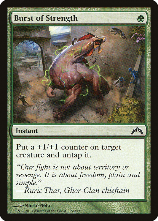 Burst of Strength (GTC-115) - Gatecrash Foil