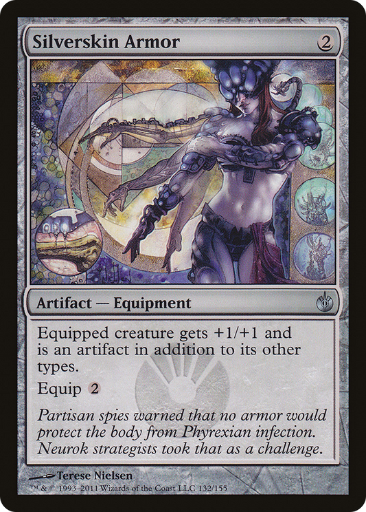 Silverskin Armor (MBS-132) - Mirrodin Besieged