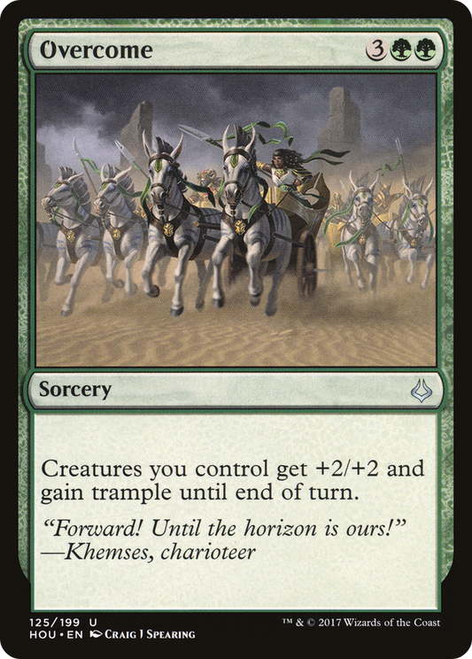 Overcome (HOU-125) - Hour of Devastation Foil