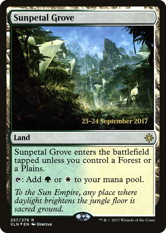 Sunpetal Grove (PXLN-257S) - Ixalan Promos Foil