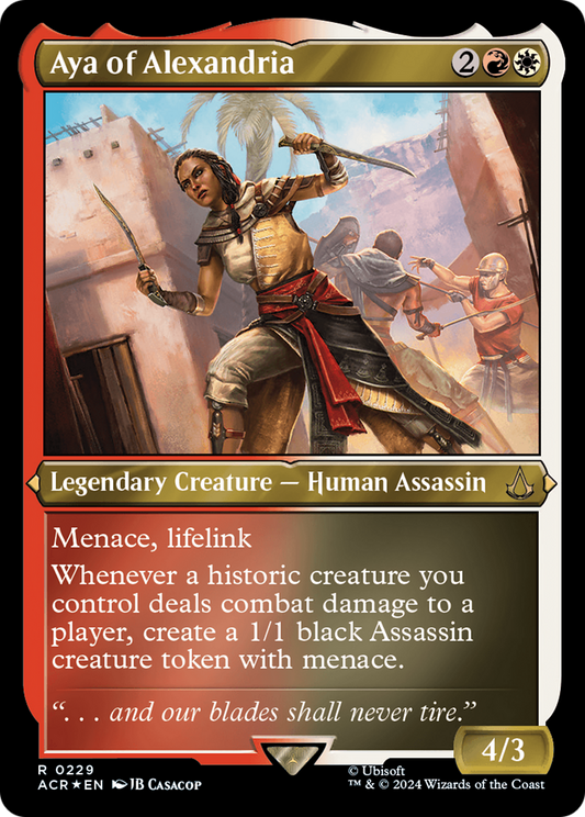 Aya of Alexandria (ACR-229) - Assassin's Creed Etched Foil