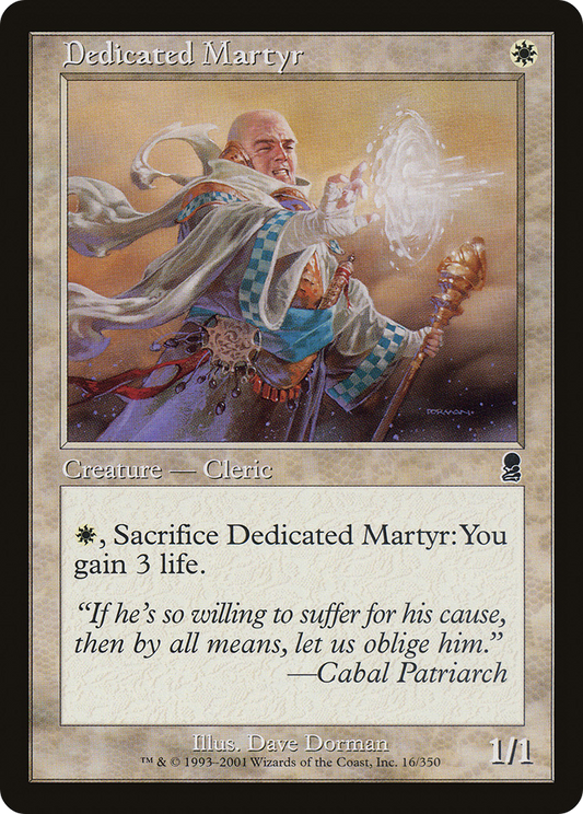 Dedicated Martyr (ODY-016) - Odyssey Foil